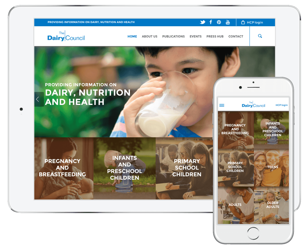 Dairy Council Website Development