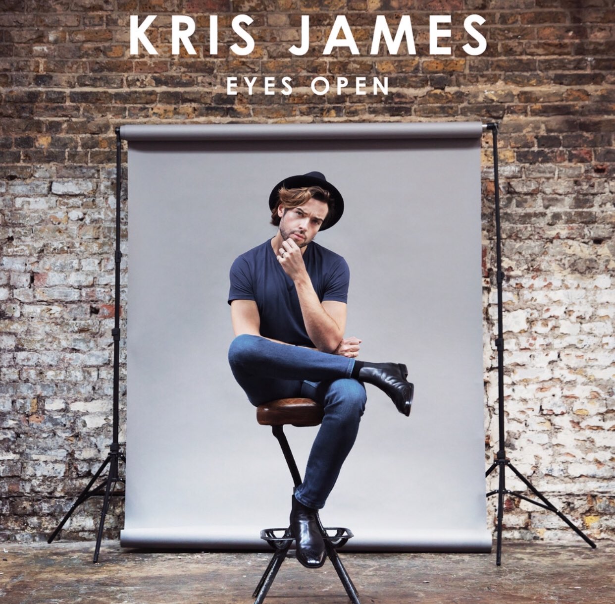 Kris James Eyes Open album cover music week designs