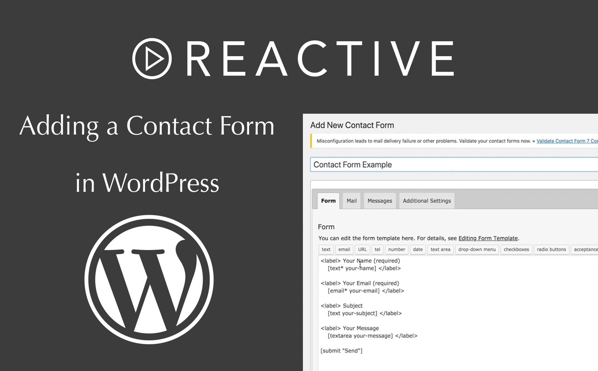 Adding a Contact Form in WordPress