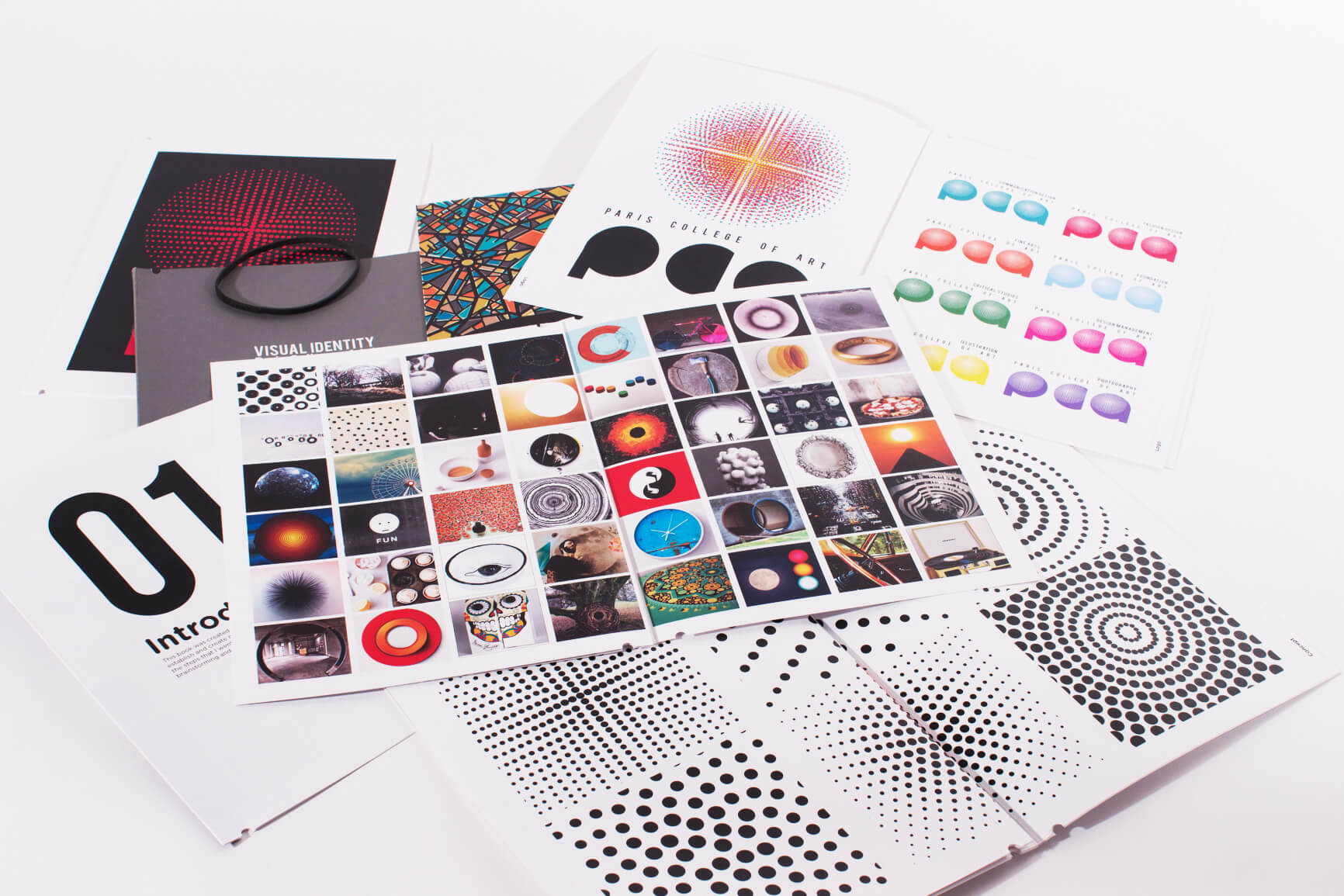 Different design magazines and prints