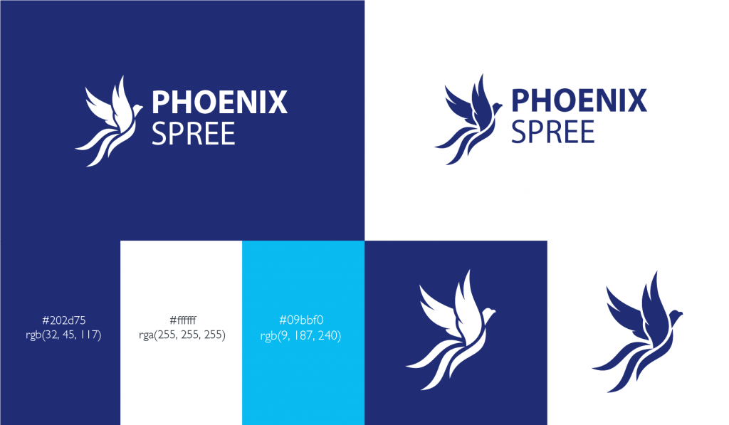 Brand Identity Design Phoenix Spree Reactive Graphics