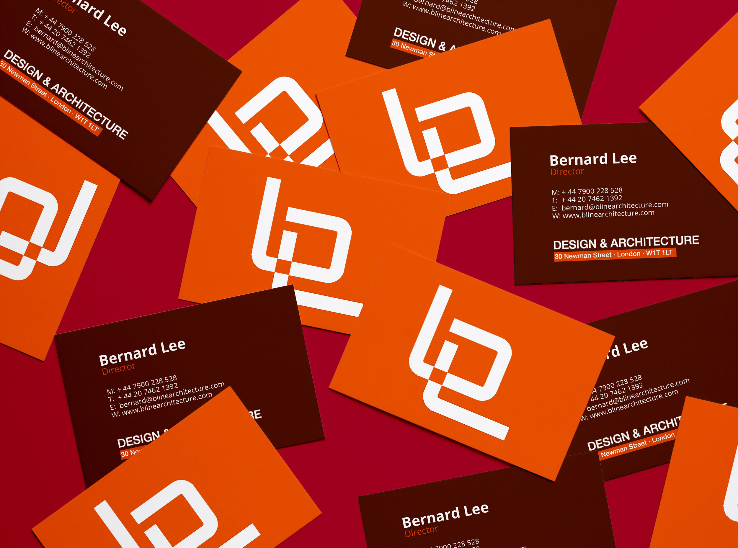 business card design for architects