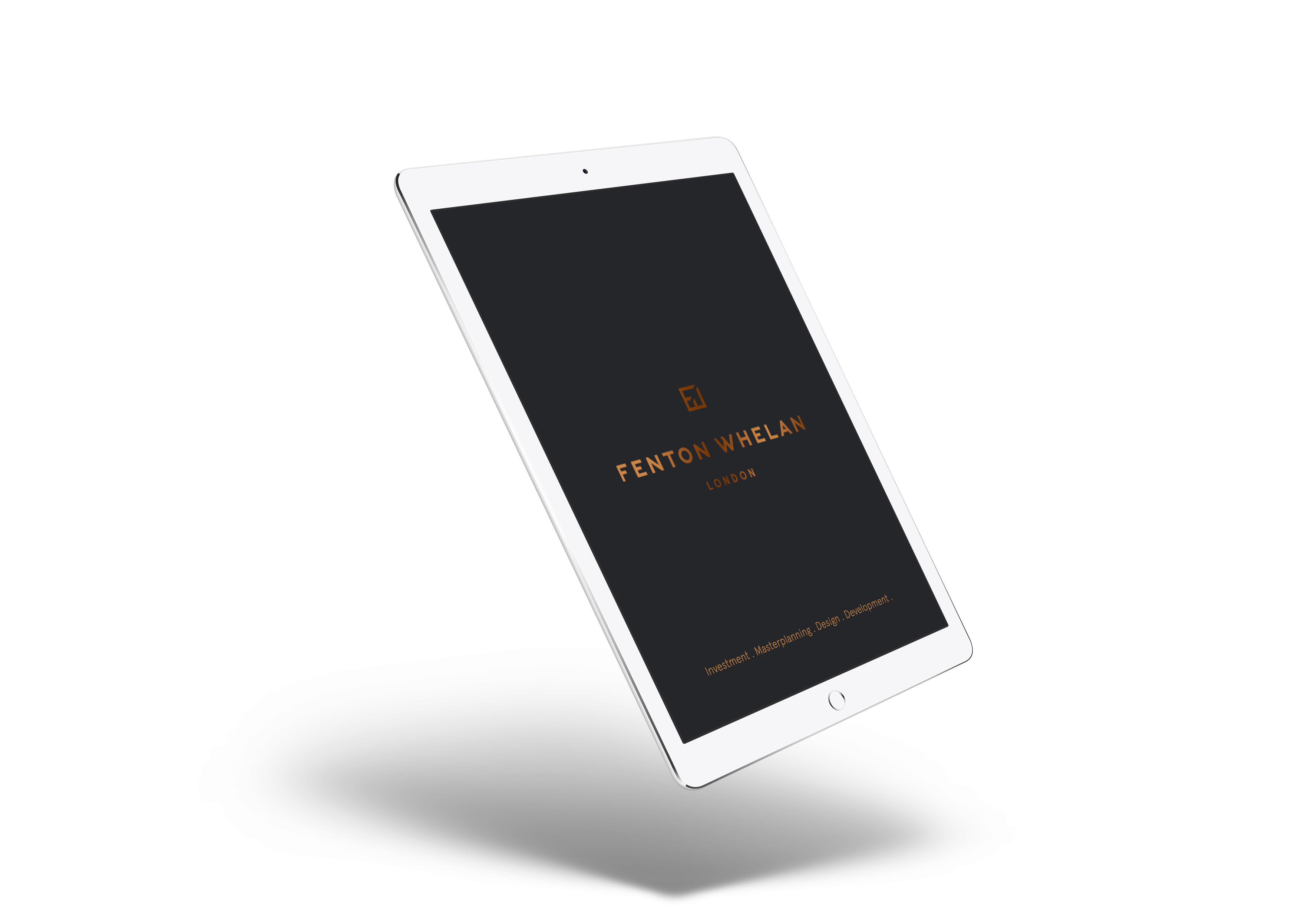 fenotn ipad website design
