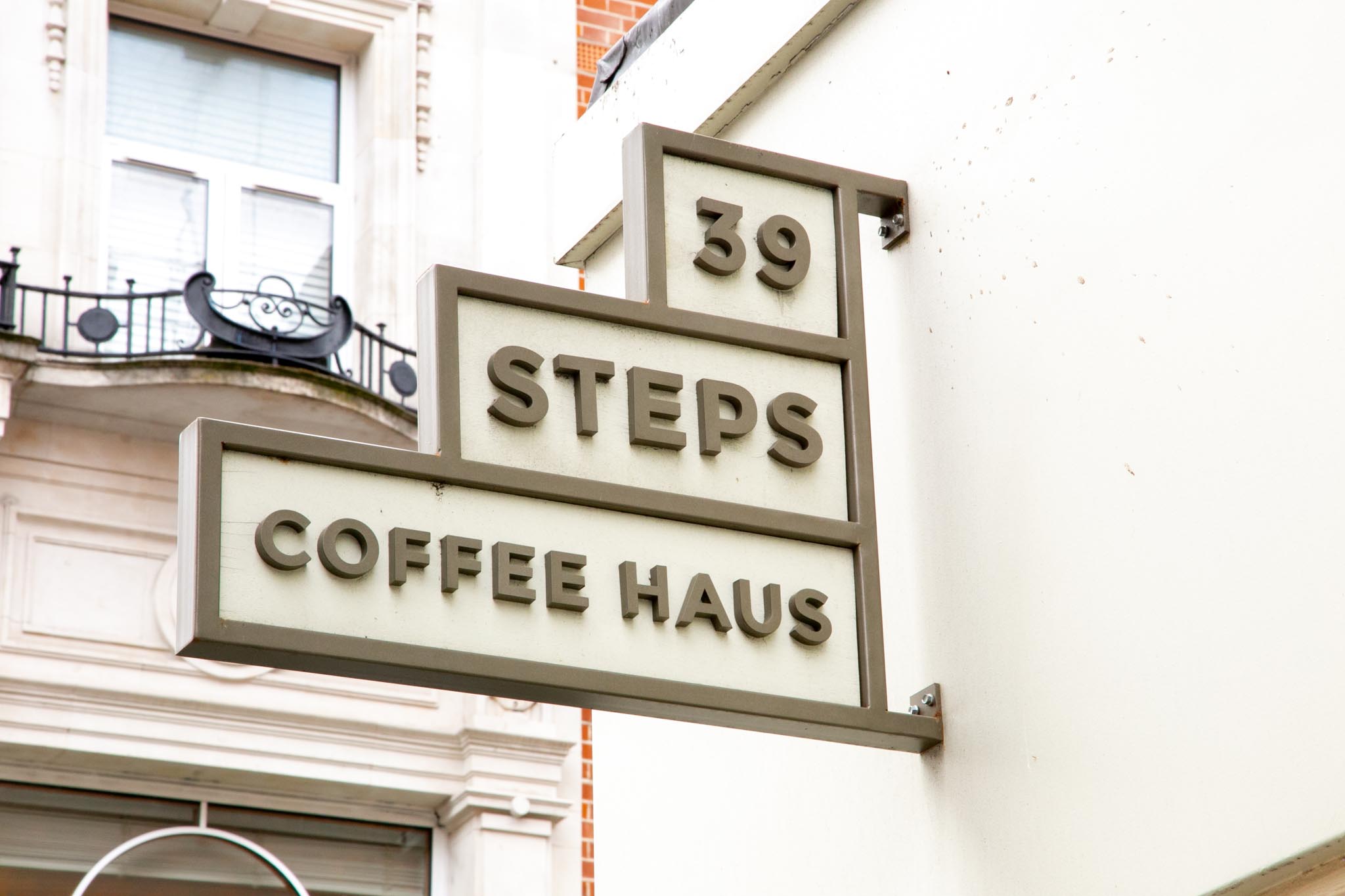 39 steps coffee soho brand identity