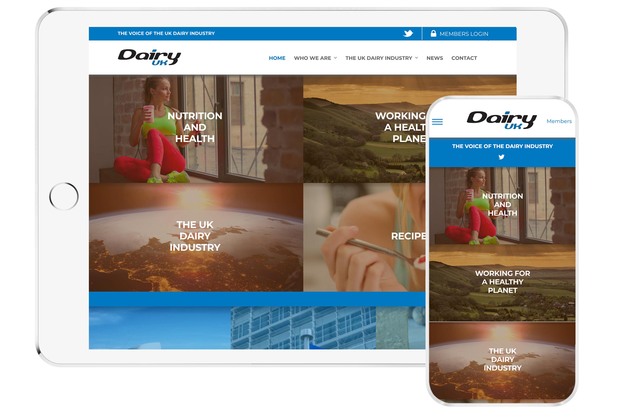 dairyuk website mockup