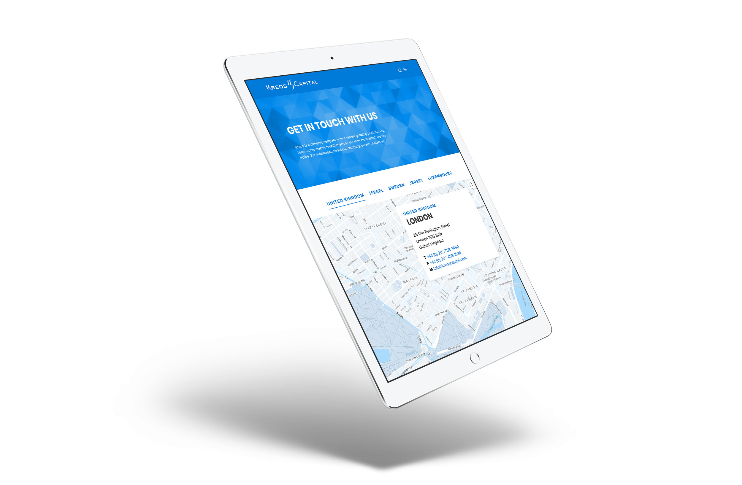 kreos ipad mockup