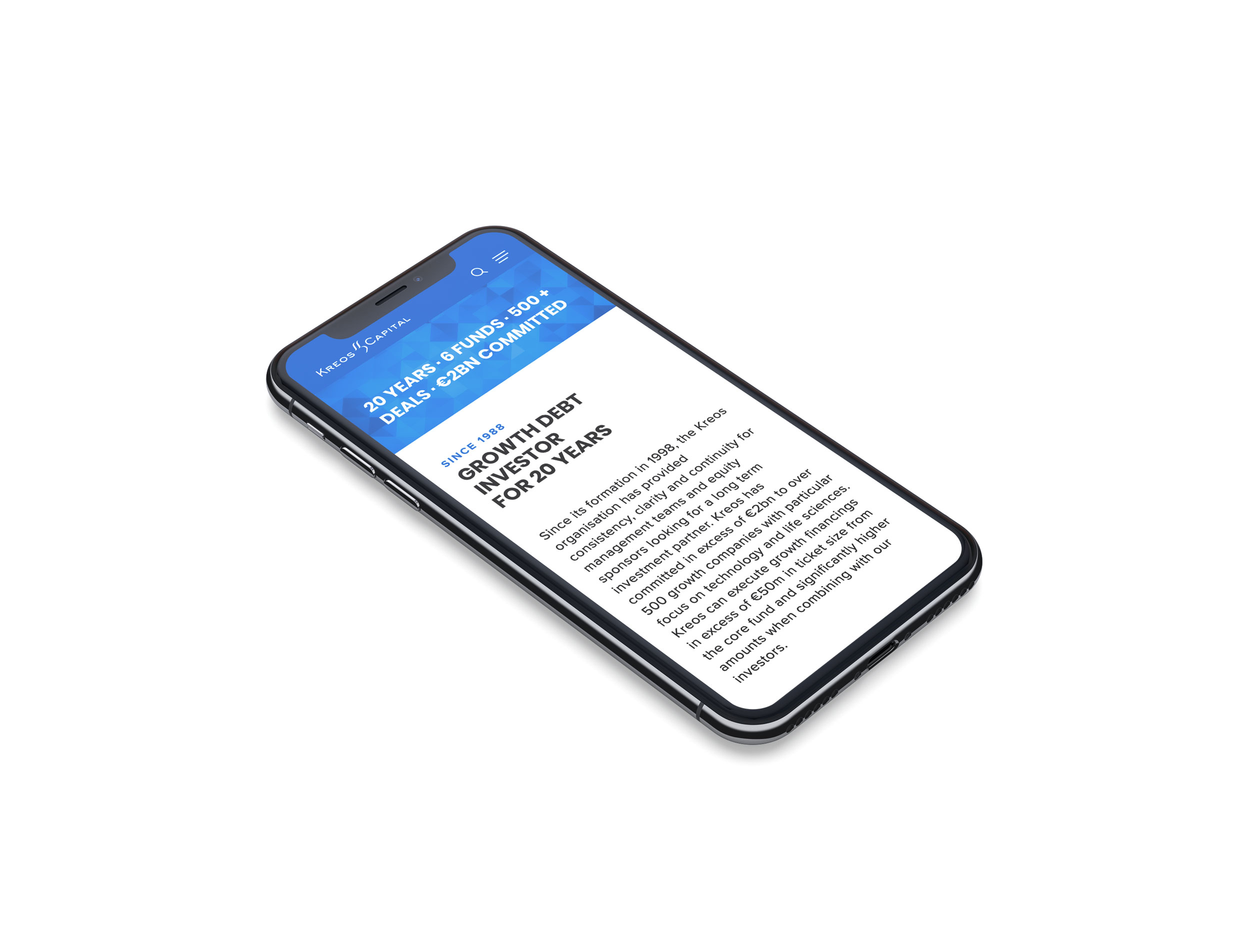 kreos iphone mockup