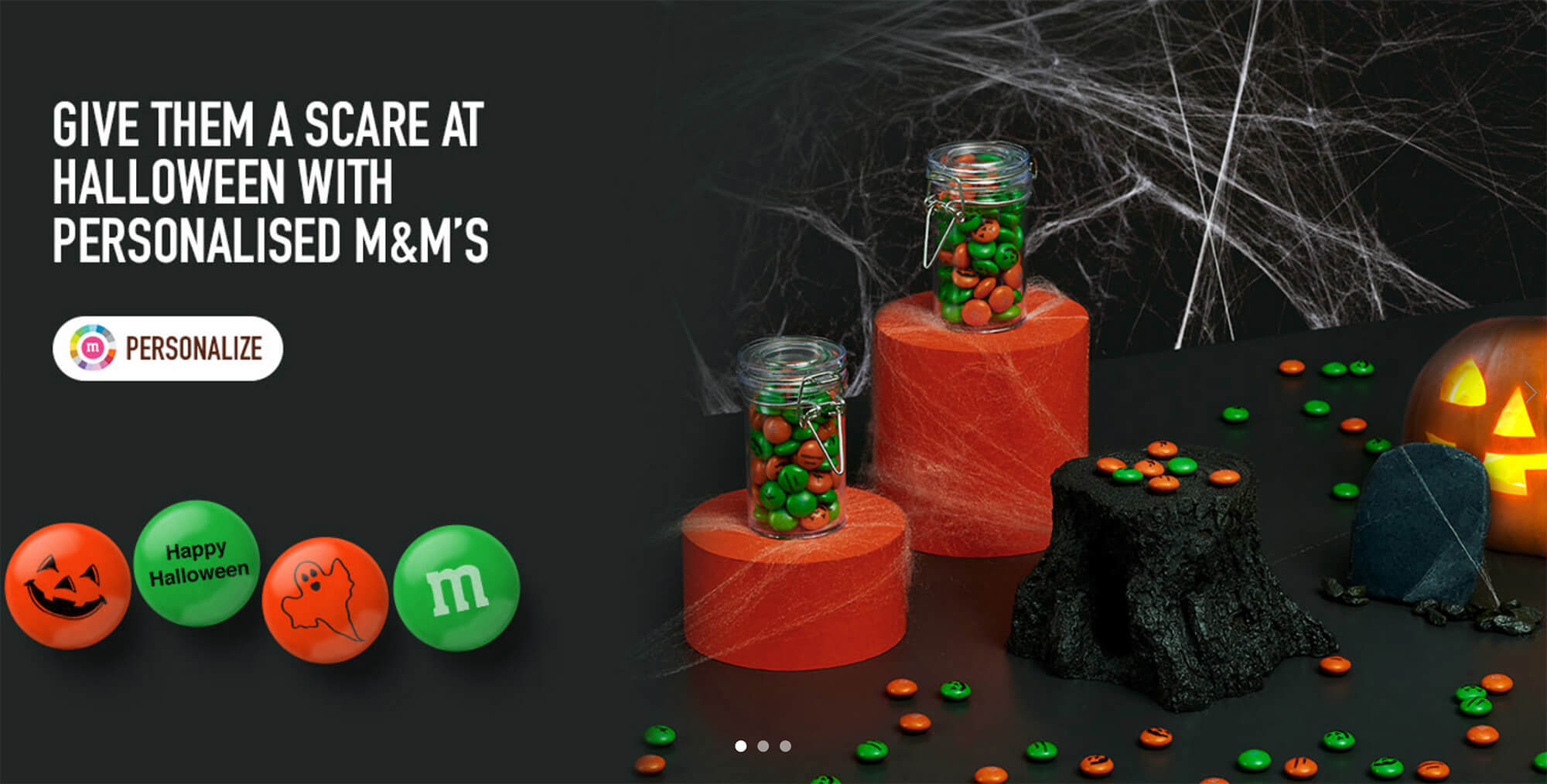 m&m-world halloween web design