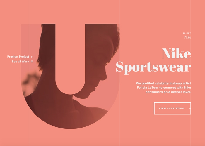 nike text masking