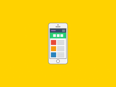 yellow iphone gif