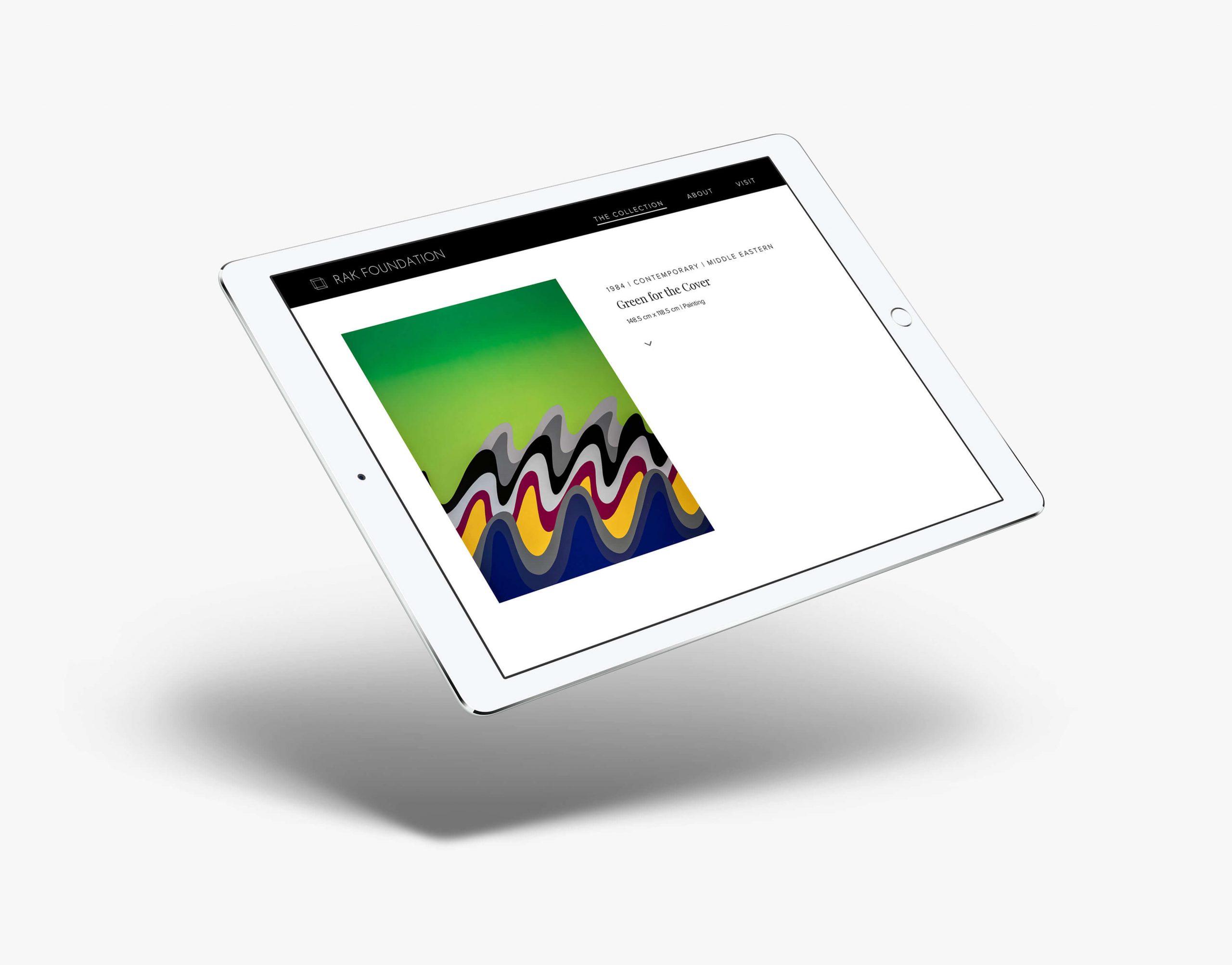 rak foundation web design landscape ipad
