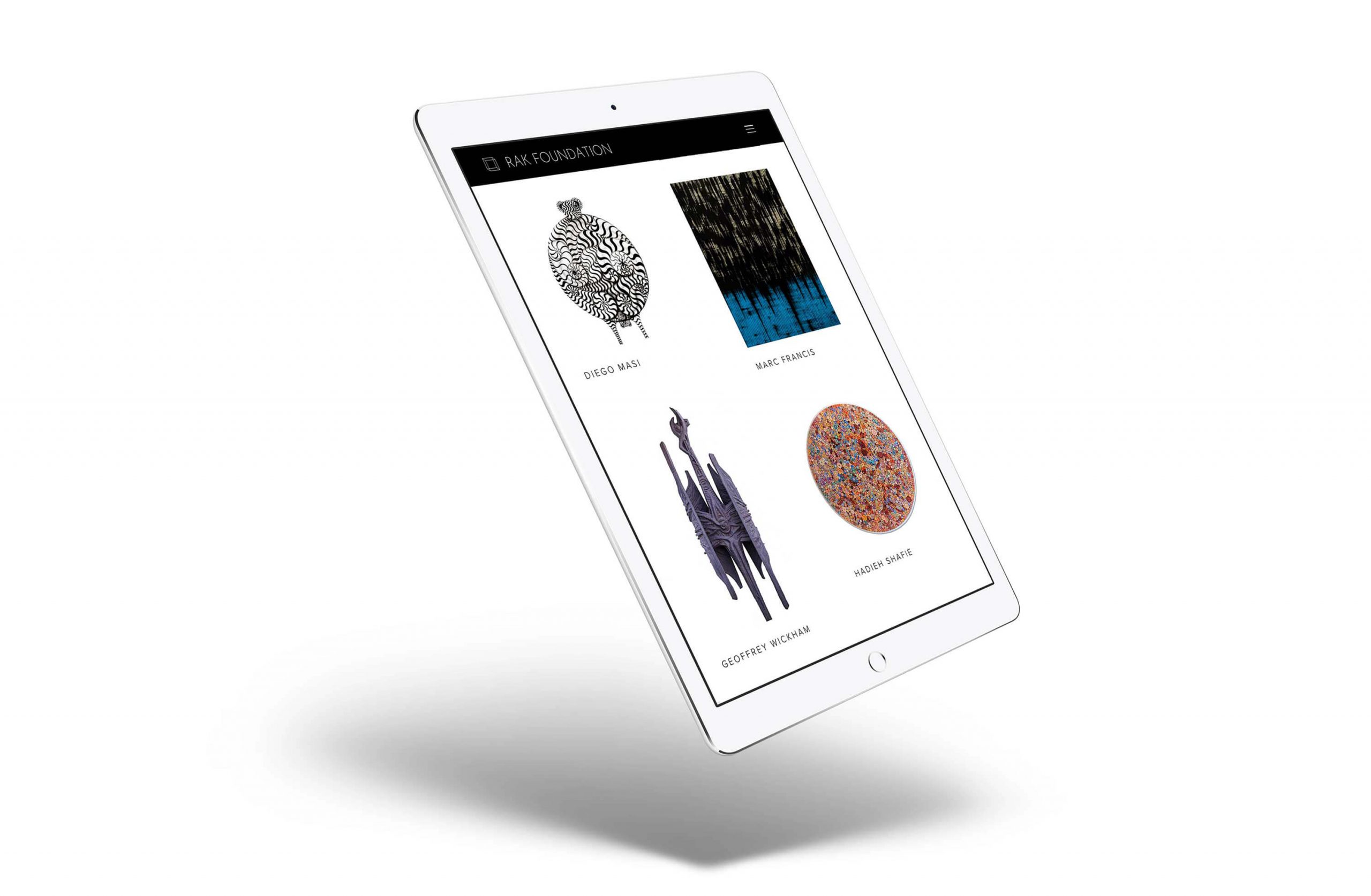 web design art collection tablet