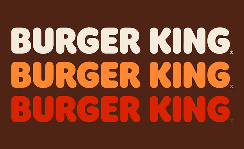 burger king flame typeface