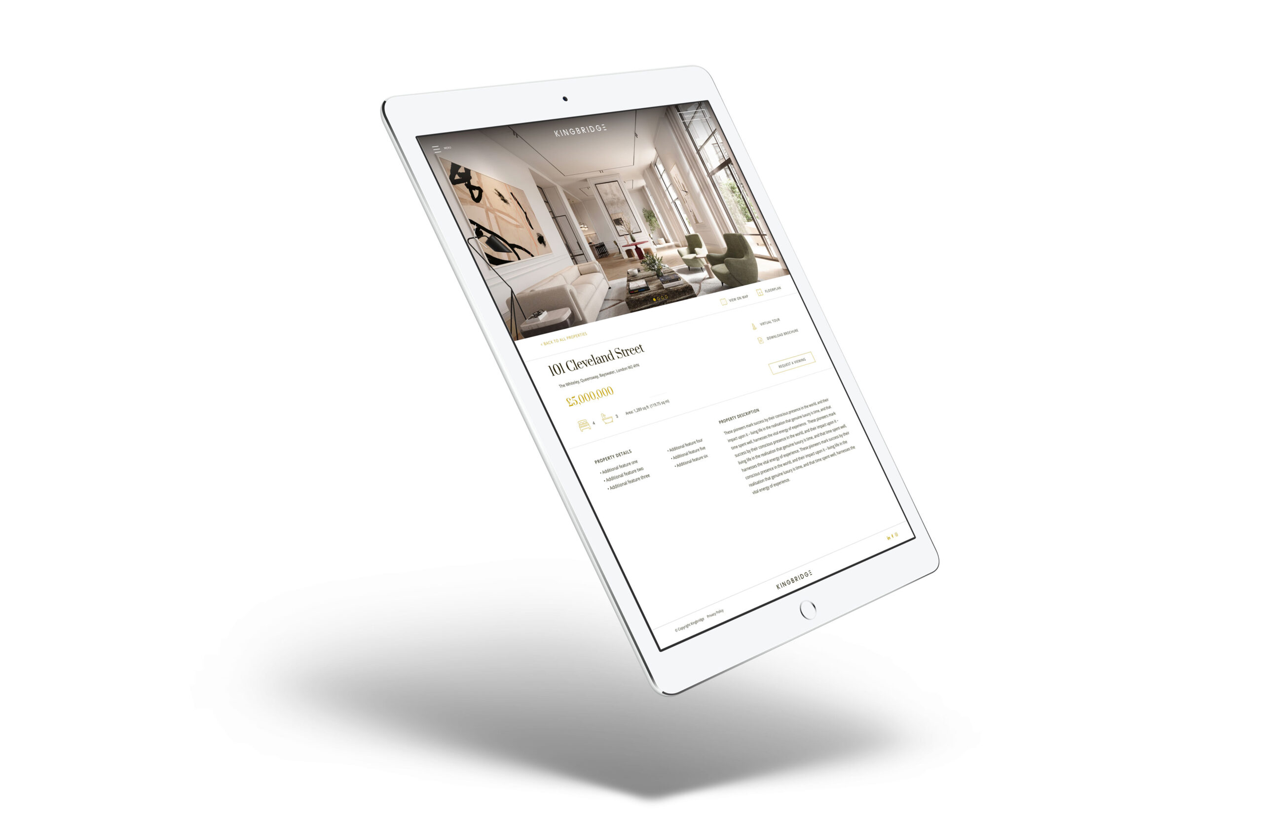 Luxury property website