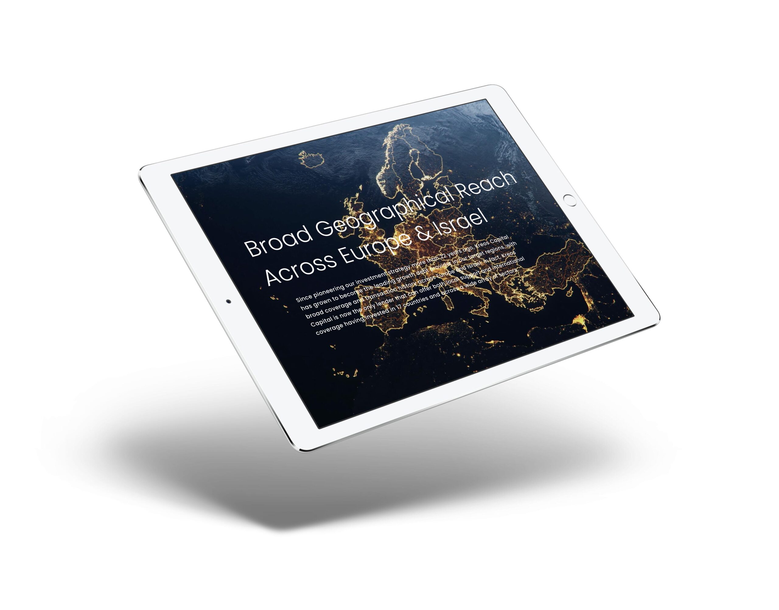 Kreos Finance web design