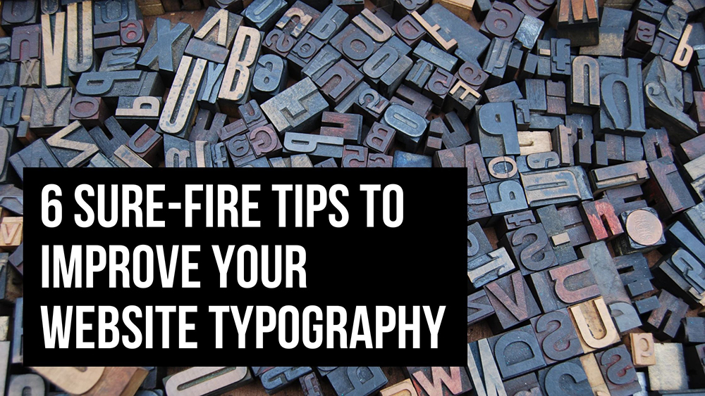 Improve Your Website Typography