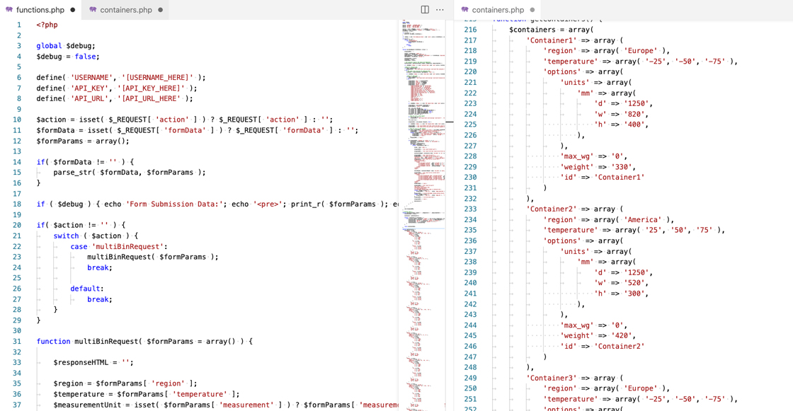 3dbinpacking.com Integration