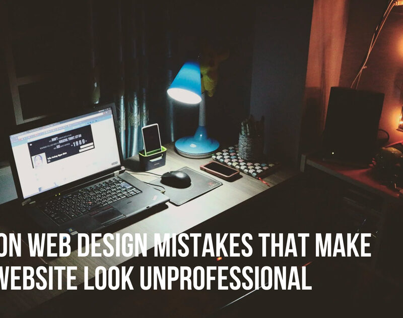 Web Design Mistakes