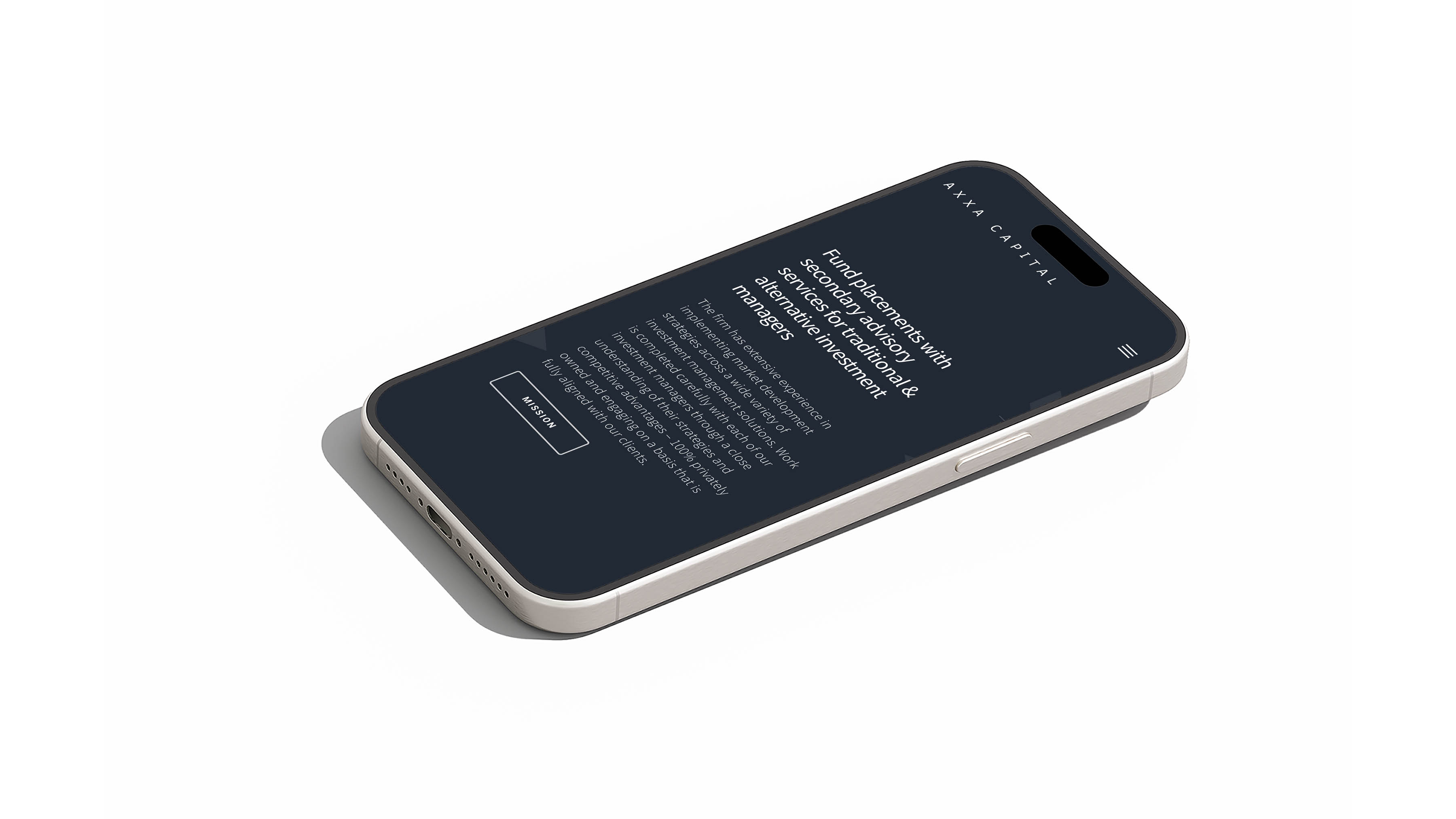 Axxa Capital Iphone