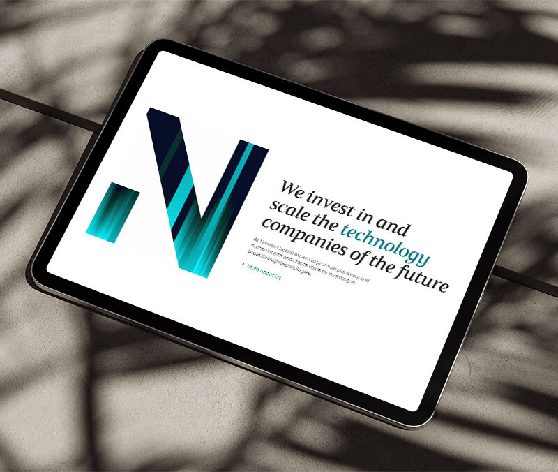 Namier Capital web design