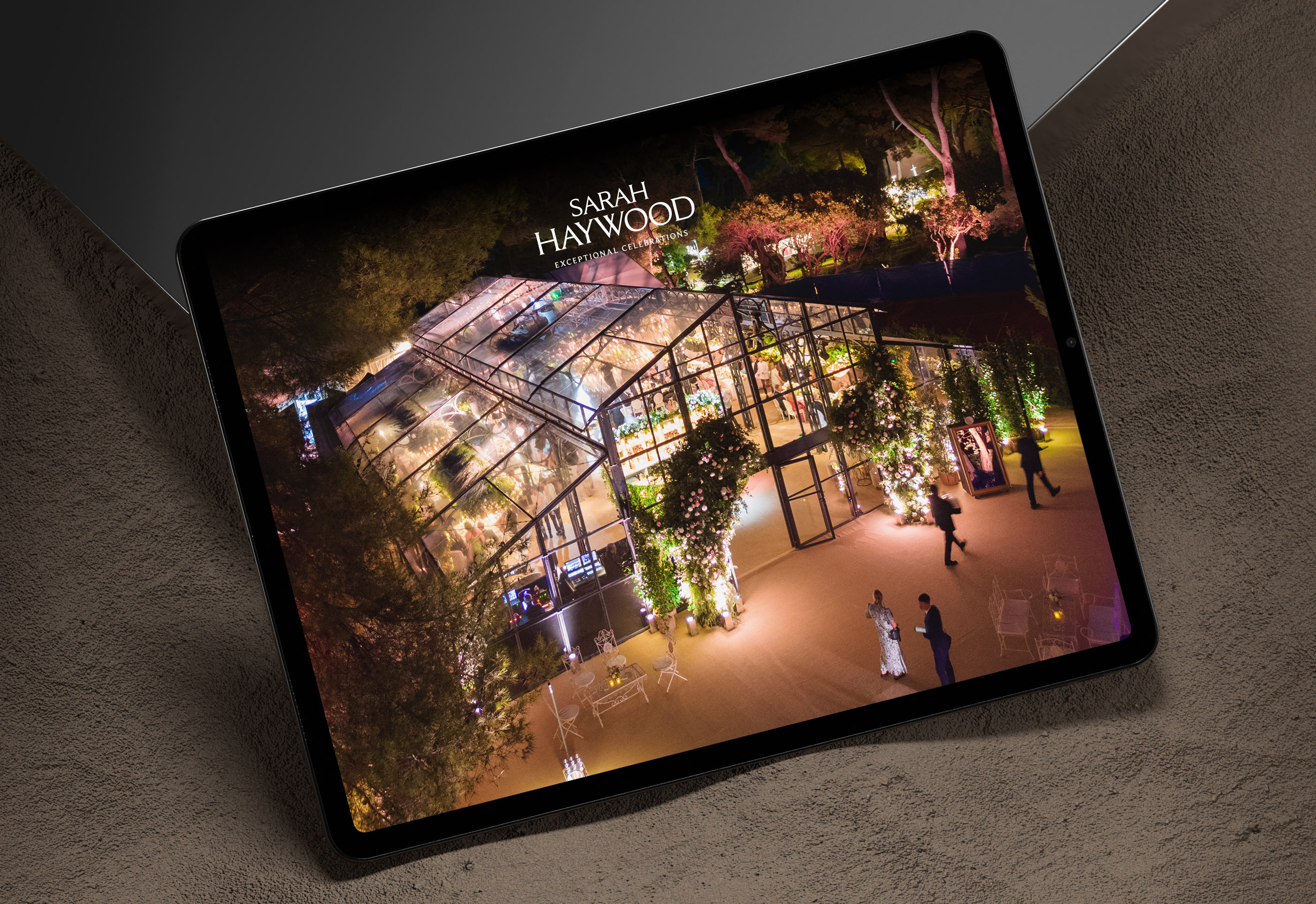 Sarah Haywood website design