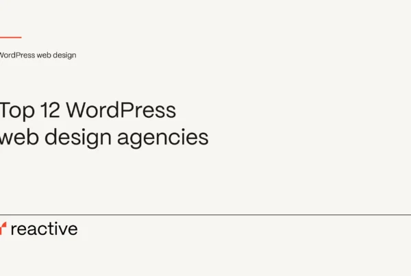 Top 12 WordPress web design agencies